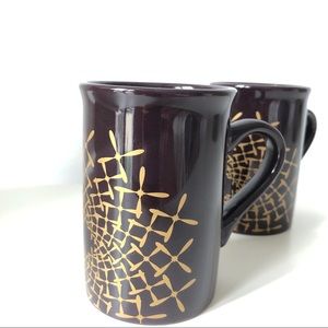 FREE with bundle - Set of two plum mugs